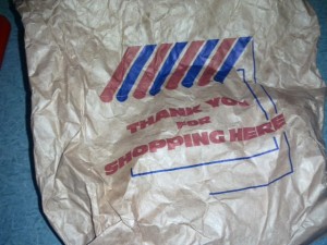 Thank you for shopping here butchers bag