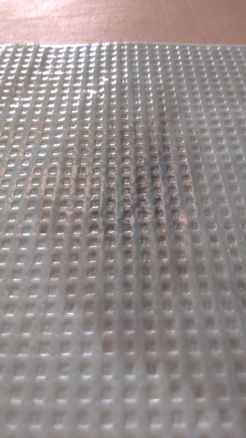 Waterproof back of mat following porcine eye dissection on Nalgene Super Versi-Dry Surface Protector from Scientrific
